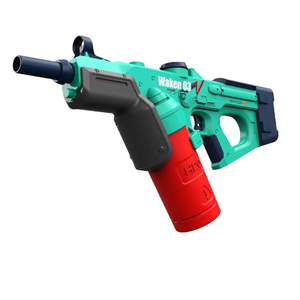 تفنگ اسباب بازی آب پاش شارژی سبز-آبی Electric Water Gun WAKEN 03_اسباب بازی